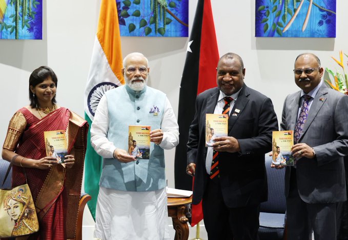 PM Modi Launches the First Ever Translation of the Thirukural in the Local Language of Papua New Guinea